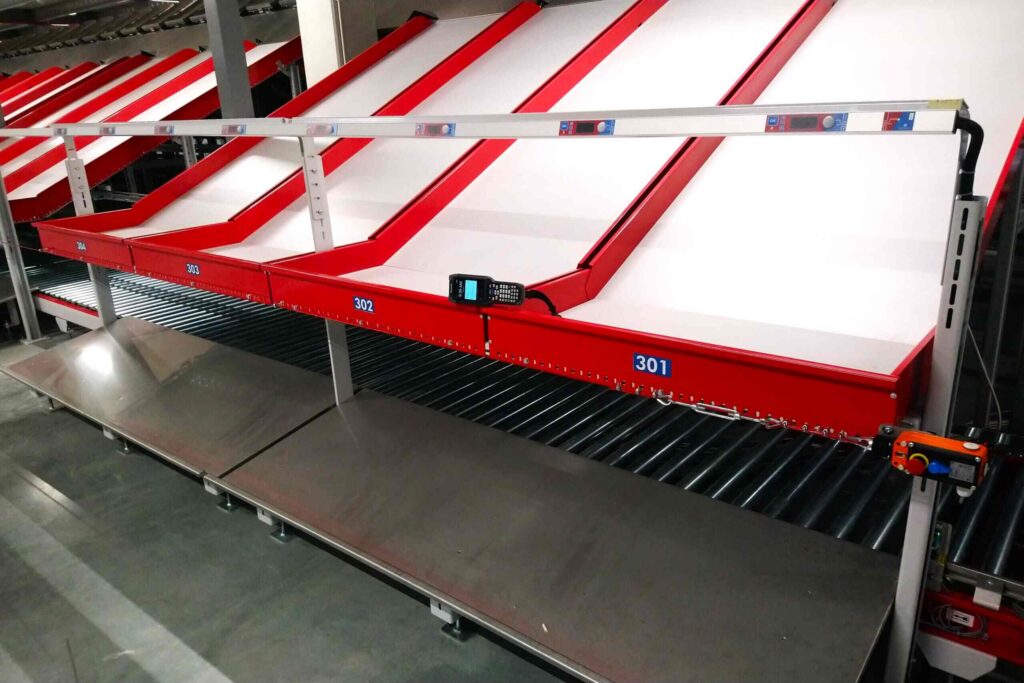 automatyzacja - sorter w magazynie